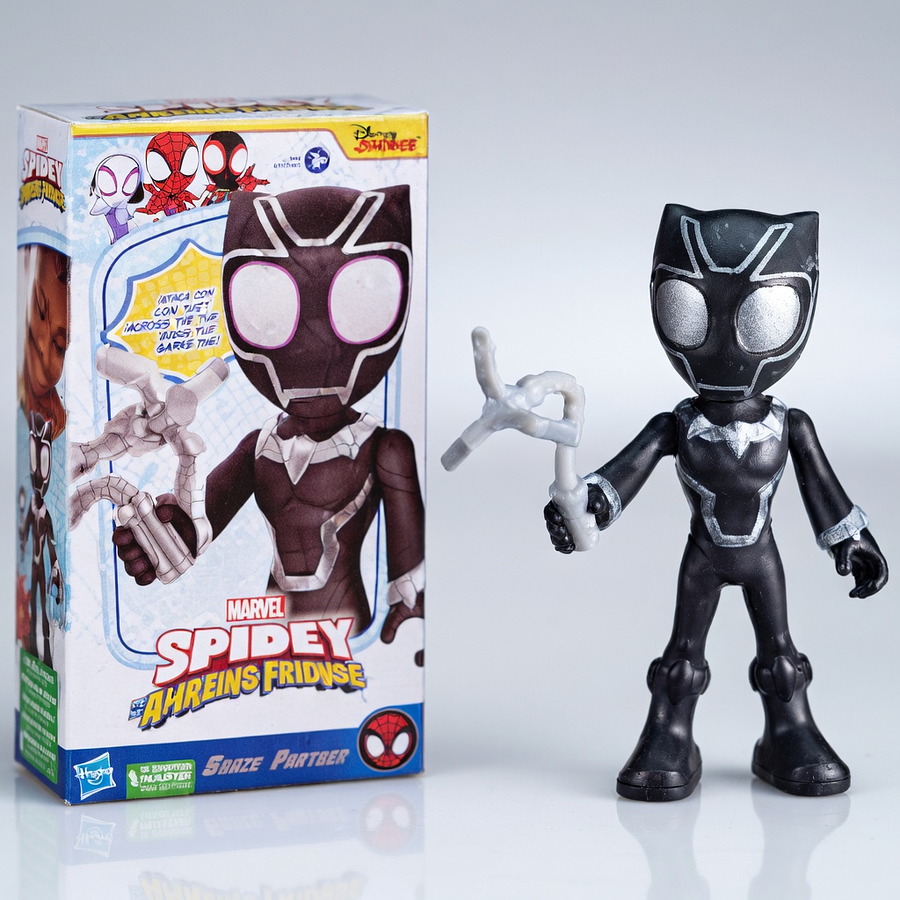 Figura Black Panther Spidey and Friends F7260 – Marvel Infantil