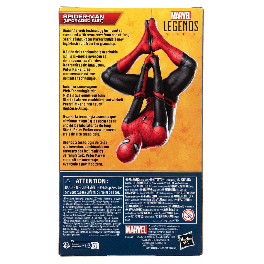 Marvel Legends Spider-Man Upgraded Suit G0606 Figura Coleccionable