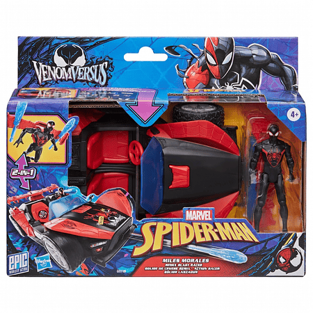 Venom vs Miles Morales Remix Blast G0736 – Figura Marvel Hasbro