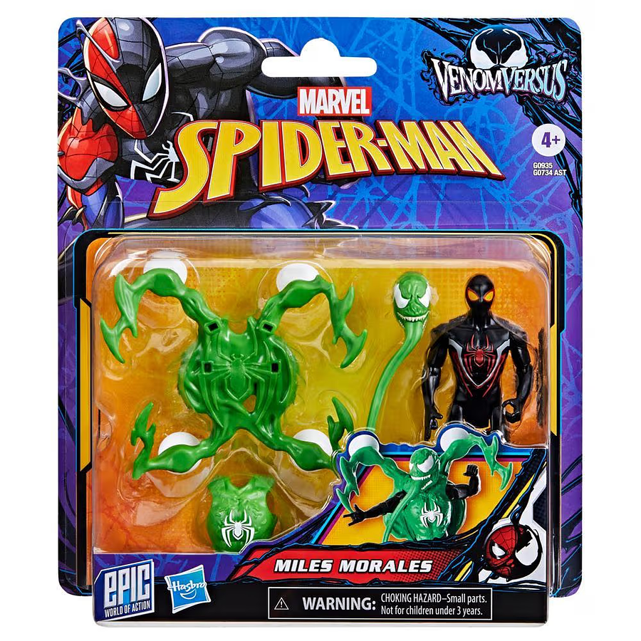 VenomVersus Miles Morales DLX Figure G0935 – Figuras Marvel Hasbro