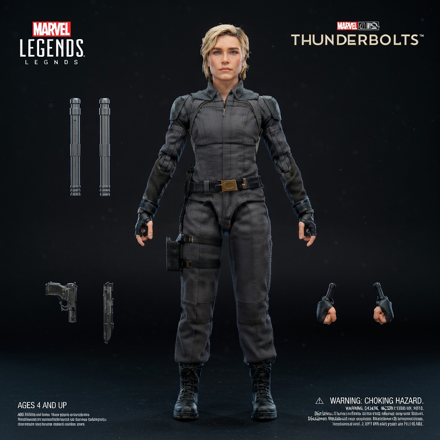 Marvel Legends Thunderbolts Yelena Belova & Red Guardian G1830 – Figuras Hasbro