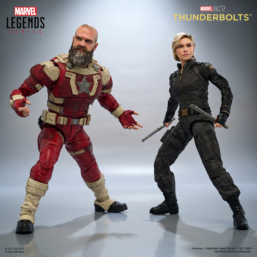 Marvel Legends Thunderbolts Yelena Belova & Red Guardian G1830 – Figuras Hasbro