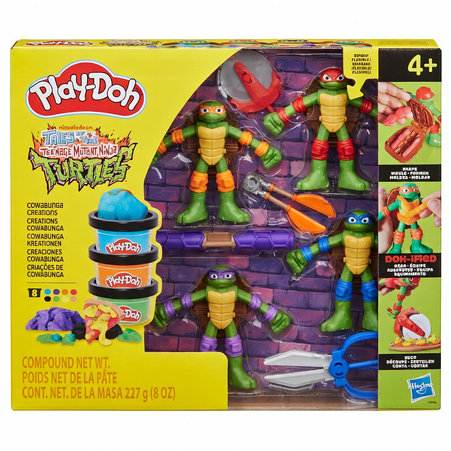 Play-Doh TMNT Cowabunga Creations G0556 – Set Creativo Tortugas Ninja