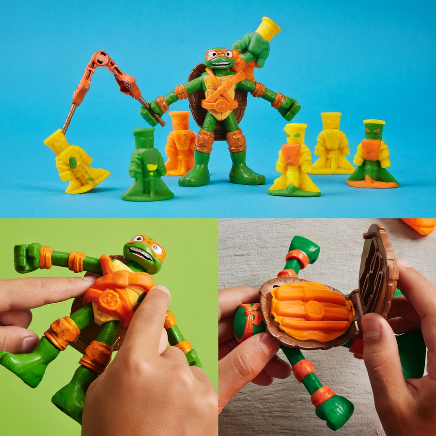 Play-Doh TMNT Slice and Blast Pizza G1829 – Set Creativo Tortugas Ninja