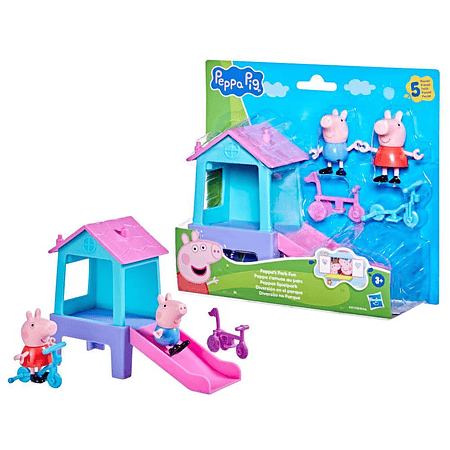 Peppa Pig Peppa’s Park Fun Playset G1872 – Set de Juego Infantil