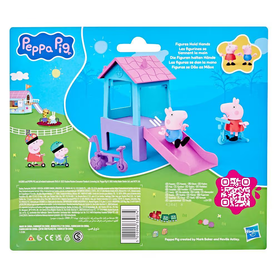 Peppa Pig Peppa’s Park Fun Playset G1872 – Set de Juego Infantil