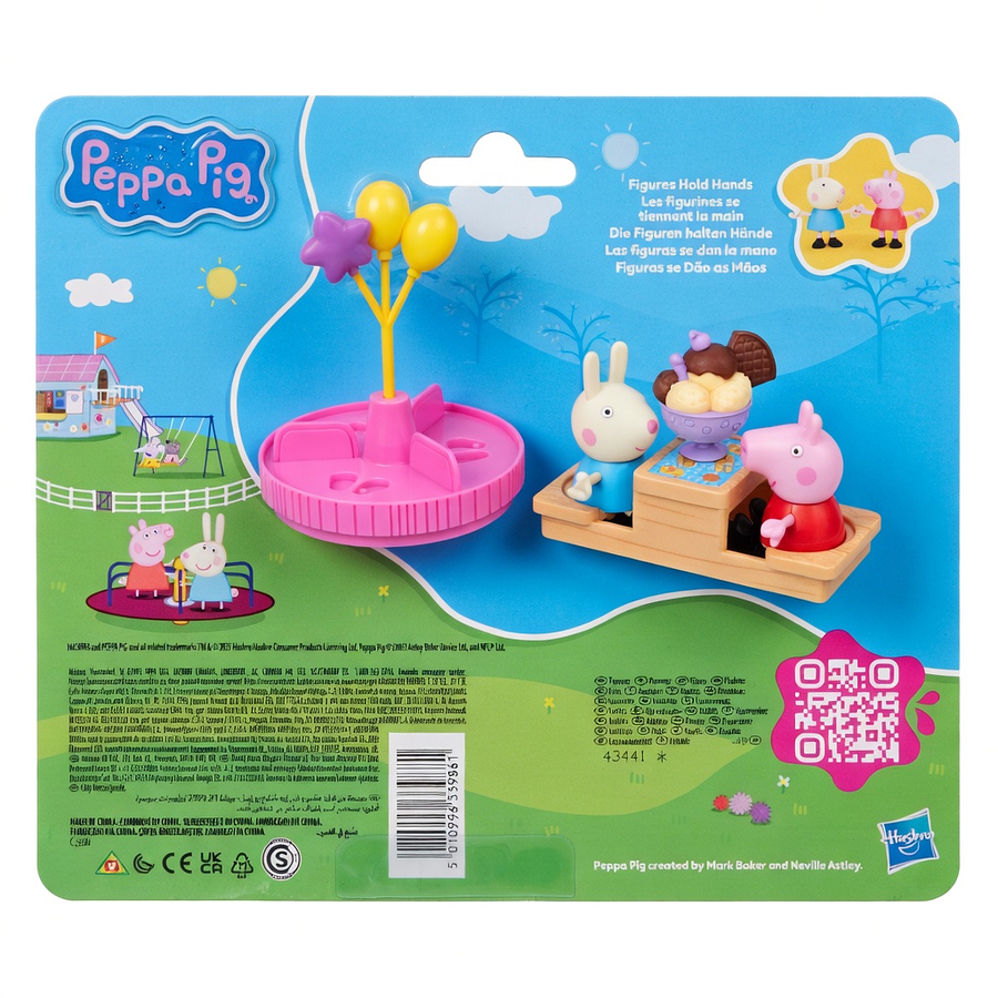 Peppa Pig Spin & Snacks Playset G1873 – Juego Interactivo Infantil Hasbro