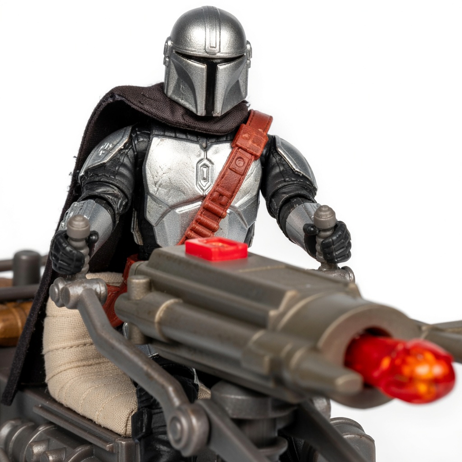 Star Wars Mandalorian Speeder Bike 4” Epic World of Action G0372