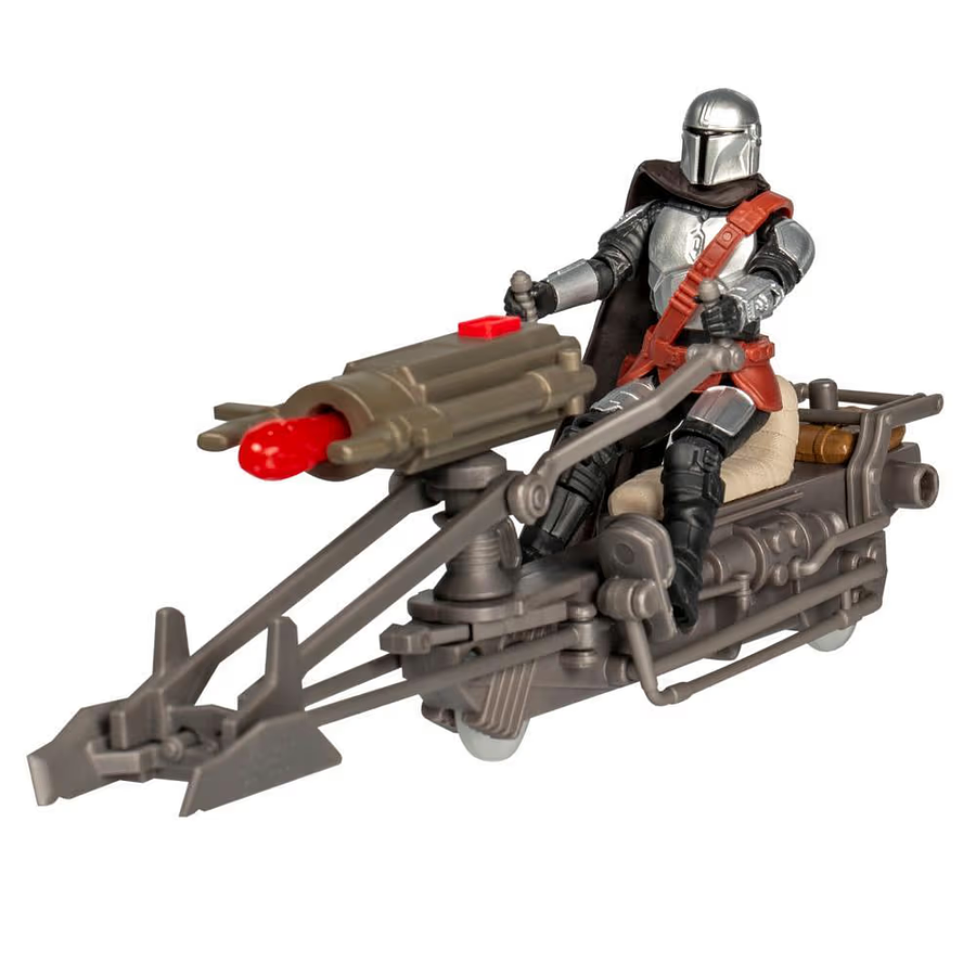 Star Wars Mandalorian Speeder Bike 4” Epic World of Action G0372