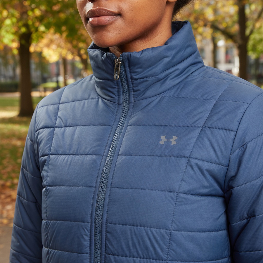 Parka Térmica Mujer Under Armour Insulated Jacket 1342812-470 Abrigo Real para Uso Diario