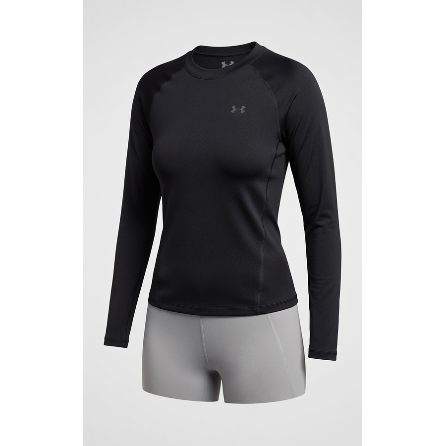 Primera Capa Térmica Mujer Under Armour Base 3.0 1343320-001  Calor Inteligente en Frío Extremo