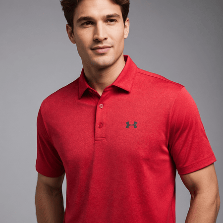 Polera Polo Hombre Under Armour Playoff 2.0 Heather 1351131-600 | Respira, Se Mueve y No Se Deforma (No es polo de vestir)