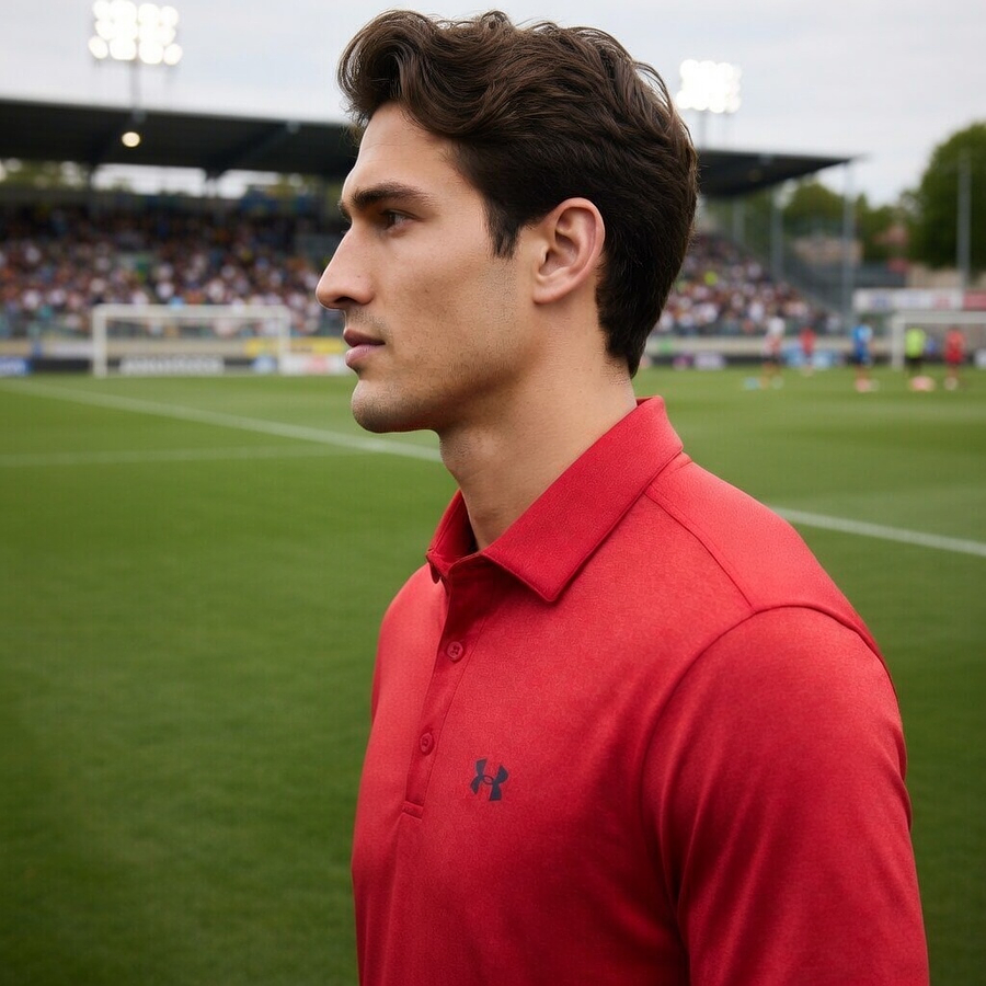 Polera Polo Hombre Under Armour Playoff 2.0 Heather 1351131-600 | Respira, Se Mueve y No Se Deforma (No es polo de vestir)