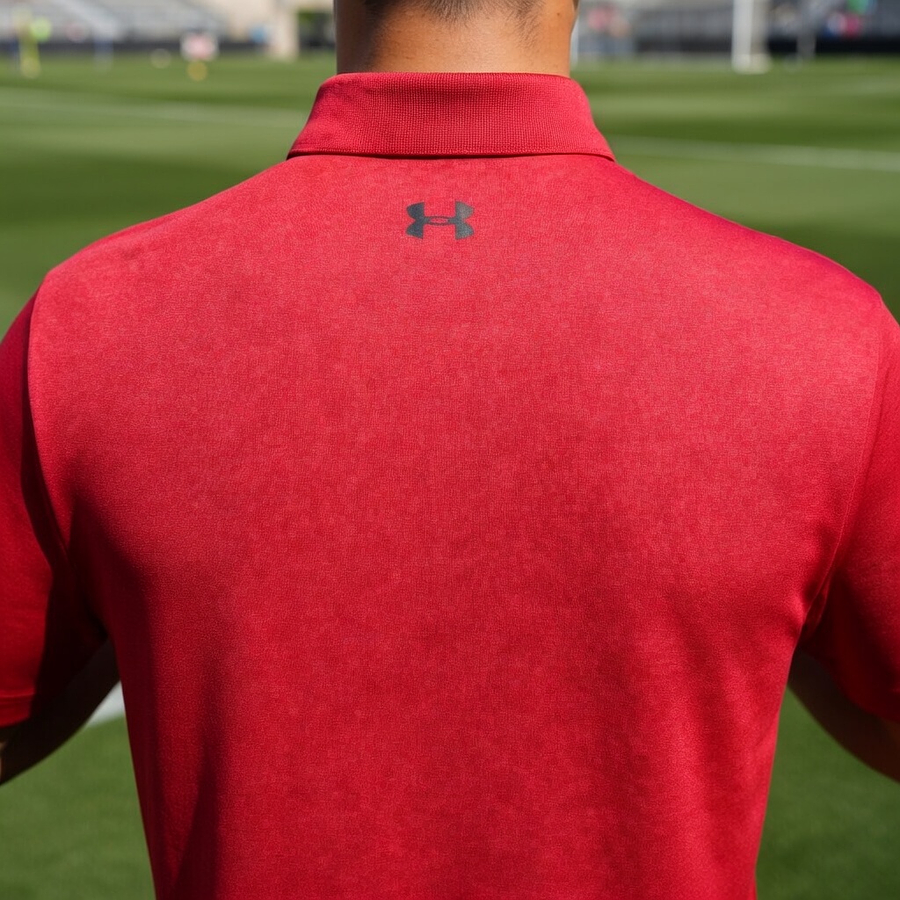 Polera Polo Hombre Under Armour Playoff 2.0 Heather 1351131-600 | Respira, Se Mueve y No Se Deforma (No es polo de vestir)