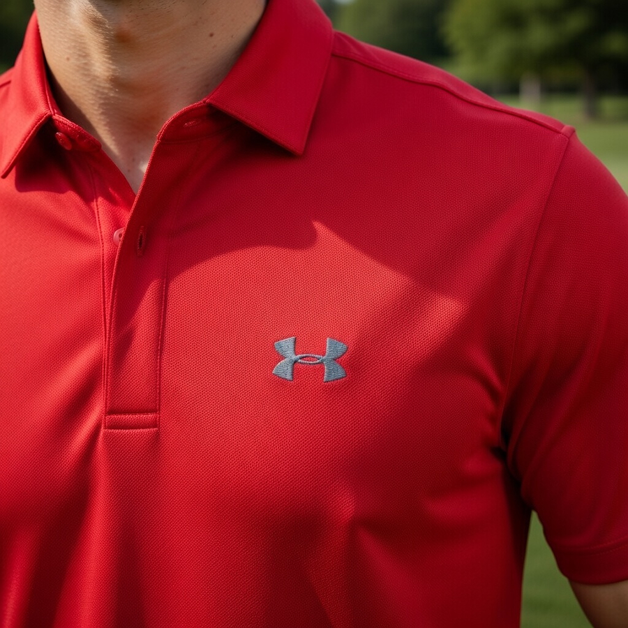 Polera Polo Hombre Under Armour Playoff 2.0 Heather 1351131-600 | Respira, Se Mueve y No Se Deforma (No es polo de vestir)