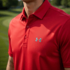 Polera Polo Hombre Under Armour Playoff 2.0 Heather 1351131-600 | Respira, Se Mueve y No Se Deforma (No es polo de vestir)