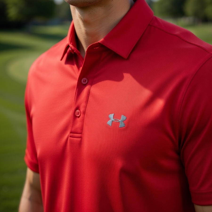Polera Polo Hombre Under Armour Playoff 2.0 Heather 1351131-600 | Respira, Se Mueve y No Se Deforma (No es polo de vestir)