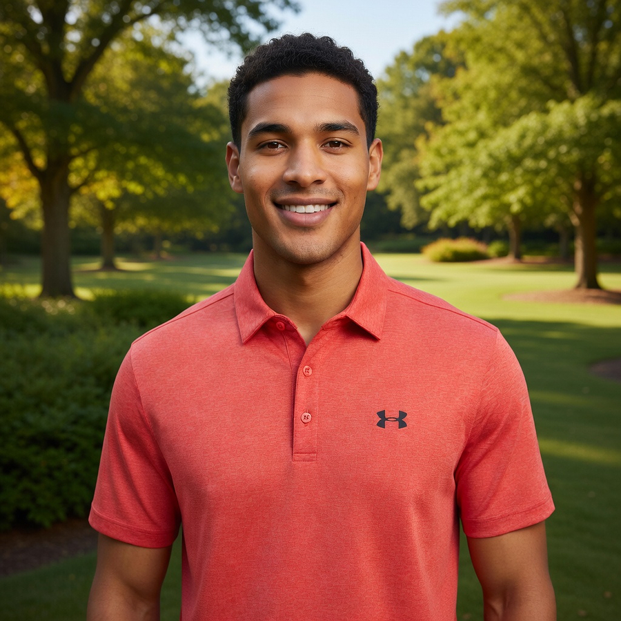 Polera Polo Hombre Under Armour Playoff 2.0 Heather 1351131-608 | Respira, Se Mueve y No Se Deforma (No es polo de vestir)