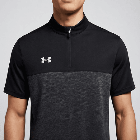 Polera Deportiva Hombre Under Armour Locker SS ¼ Zip 1351357-002 | Ligera, Respirable y de Secado Rápido (No es algodón, es rendimiento)