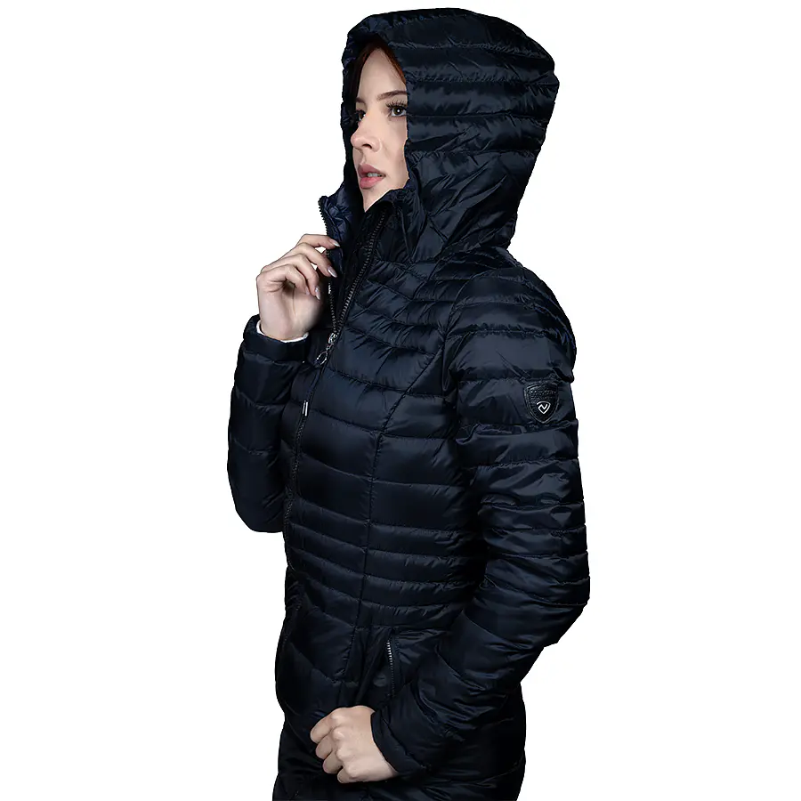 Parka mujer Norhland Julia larga Pluma Black 02-085721