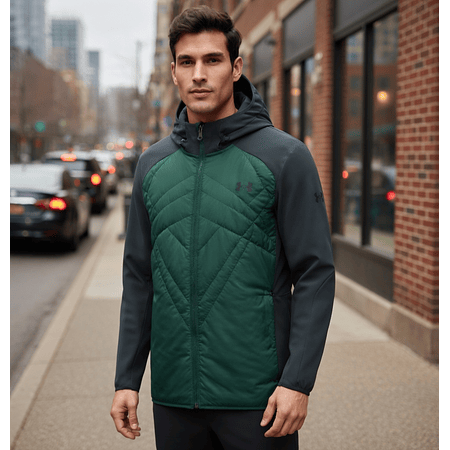Chaqueta Deportiva Hombre Under Armour Sprint Hybrid 1355118-370 | Ligera, Térmica y Hecha para Moverte