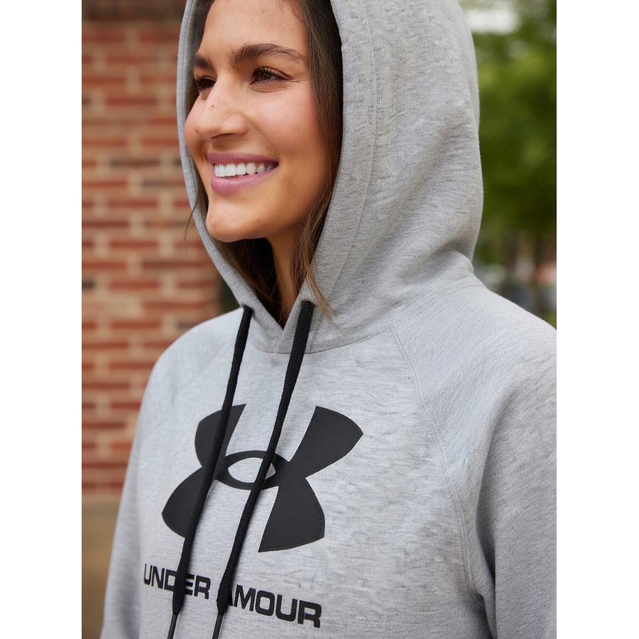 Polerón Mujer Under Armour Rival Fleece Logo Hoodie 1356318-035 | Abrigo Diario sin Complicaciones