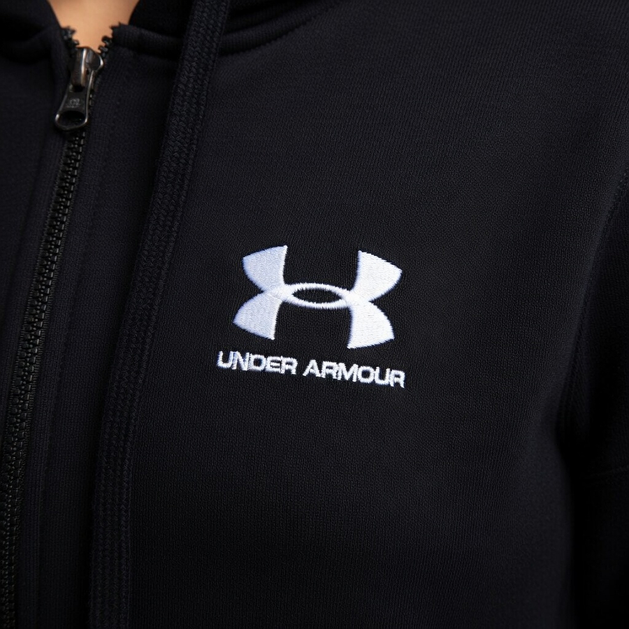 Polerón Mujer Under Armour Rival Fleece Full Zip Hoodie 1356400-001 | Abrigo Versátil de Uso Diario