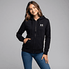 Polerón Mujer Under Armour Rival Fleece Full Zip Hoodie 1356400-001 | Abrigo Versátil de Uso Diario