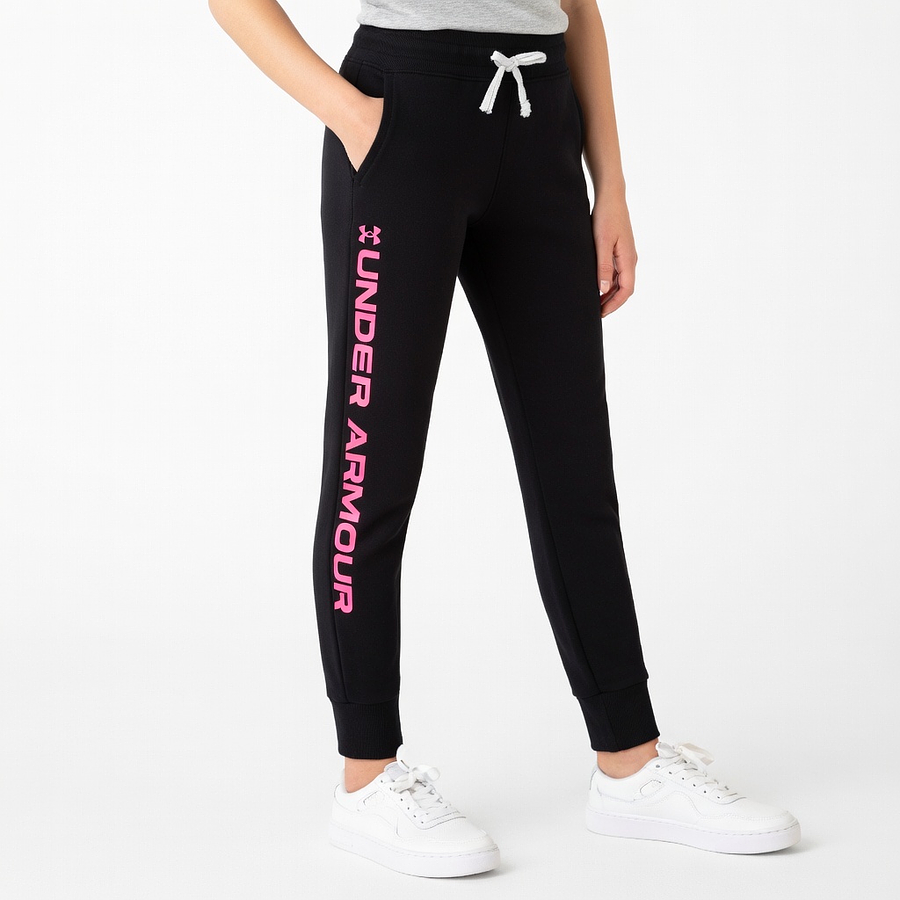 Pantalón Buzo Niña Under Armour Rival Fleece 1356487-002 | Calor Cómodo para Uso Diario