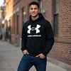 Polerón Hombre Under Armour Rival Fleece Big Logo Hoodie 1357093-001 | Calor Diario sin Complicaciones