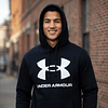 Polerón Hombre Under Armour Rival Fleece Big Logo Hoodie 1357093-001 | Calor Diario sin Complicaciones