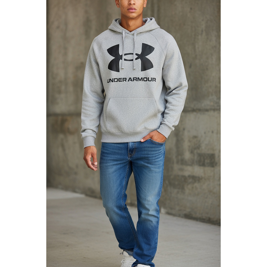 Polerón Hombre Under Armour Rival Fleece Big Logo Hoodie 1357093-011 | Calor Diario sin Complicaciones