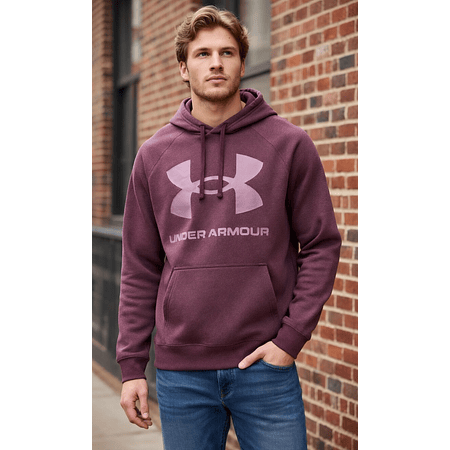 Polerón Hombre Under Armour Rival Fleece Big Logo Hoodie 1357093-554 | Calor Diario sin Complicaciones