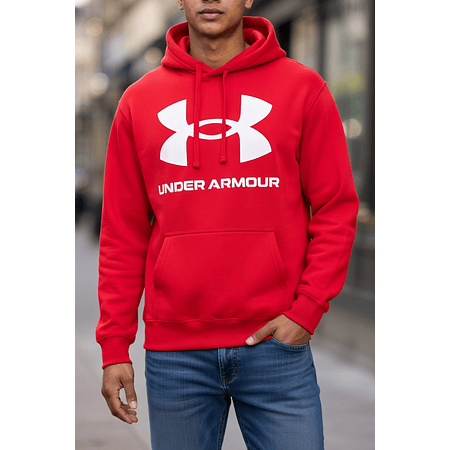 Polerón Hombre Under Armour Rival Fleece Big Logo Hoodie 1357093-600 | Calor Dia