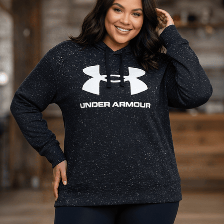 Polerón Mujer Under Armour Rival Fleece Plus 1362915-002 | Calor Cómodo con Ajuste Real