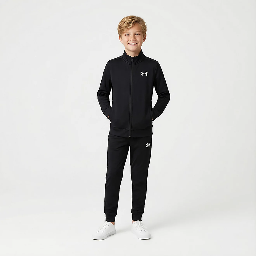 Buzo Niño Under Armour CB Knit Track Suit 1363290-001 | Set Completo para Movimiento Diario