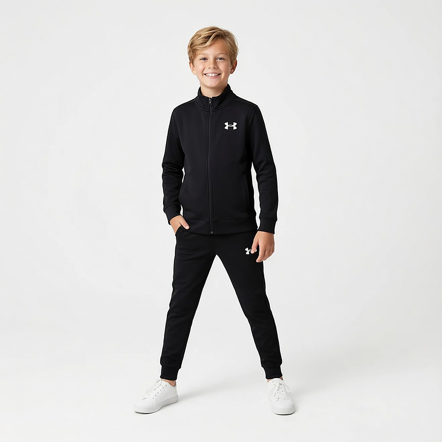 Buzo Niño Under Armour CB Knit Track Suit 1363290-001 | Set Completo para Movimiento Diario