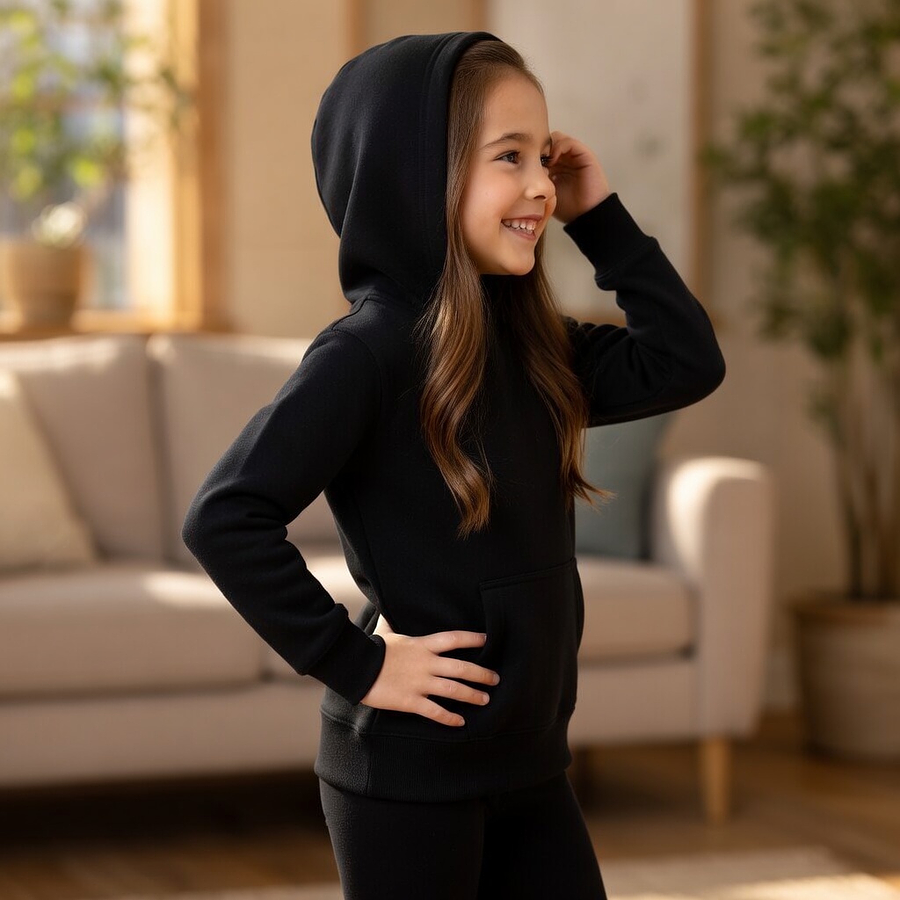 Polerón Niña Under Armour Rival Fleece 1366046-001 | Calor Cómodo para Uso Diario