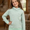 Polerón Niña Under Armour Rival Fleece Print Hoodie 1366047-335 | Calor Cómodo con Identidad