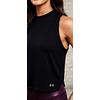 Polera Sin Mangas Mujer Under Armour UA RUSH Tank 1368177-001 | Rendimiento Activo y Energía Corporal
