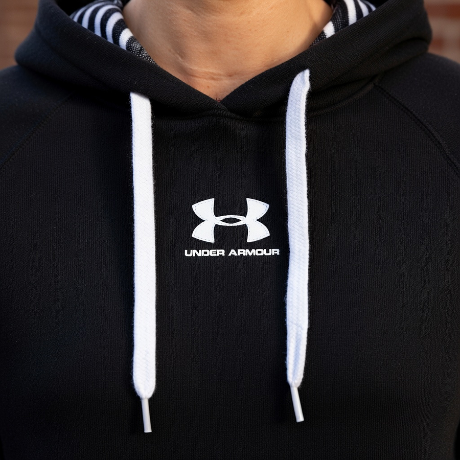 Polerón Under Armour Rival Terry Mujer Capa Media Liviana para Entrenar o Usar