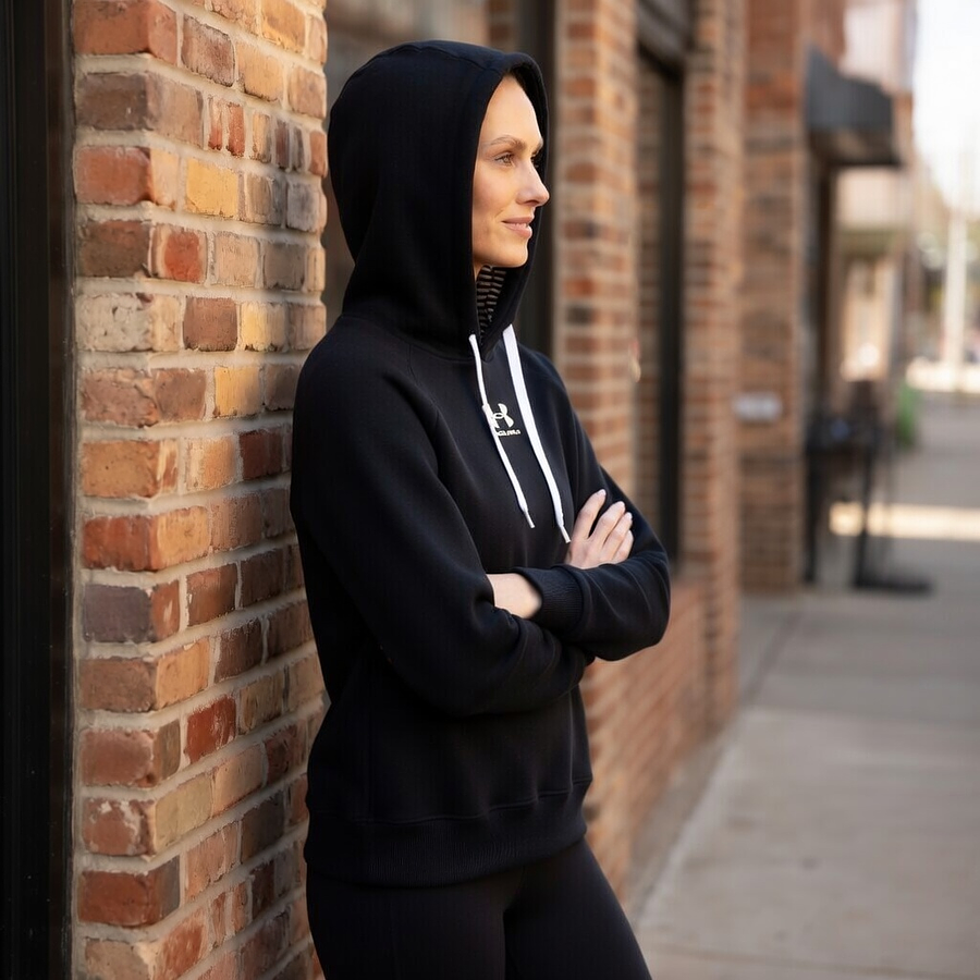 Polerón Under Armour Rival Terry Mujer Capa Media Liviana para Entrenar o Usar