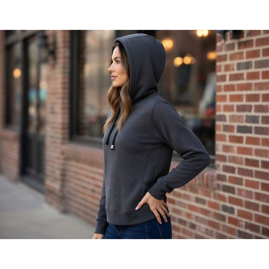 Polerón Under Armour Rival Terry Mujer Gris – Capa Media Liviana para Entrenar y Uso Diario