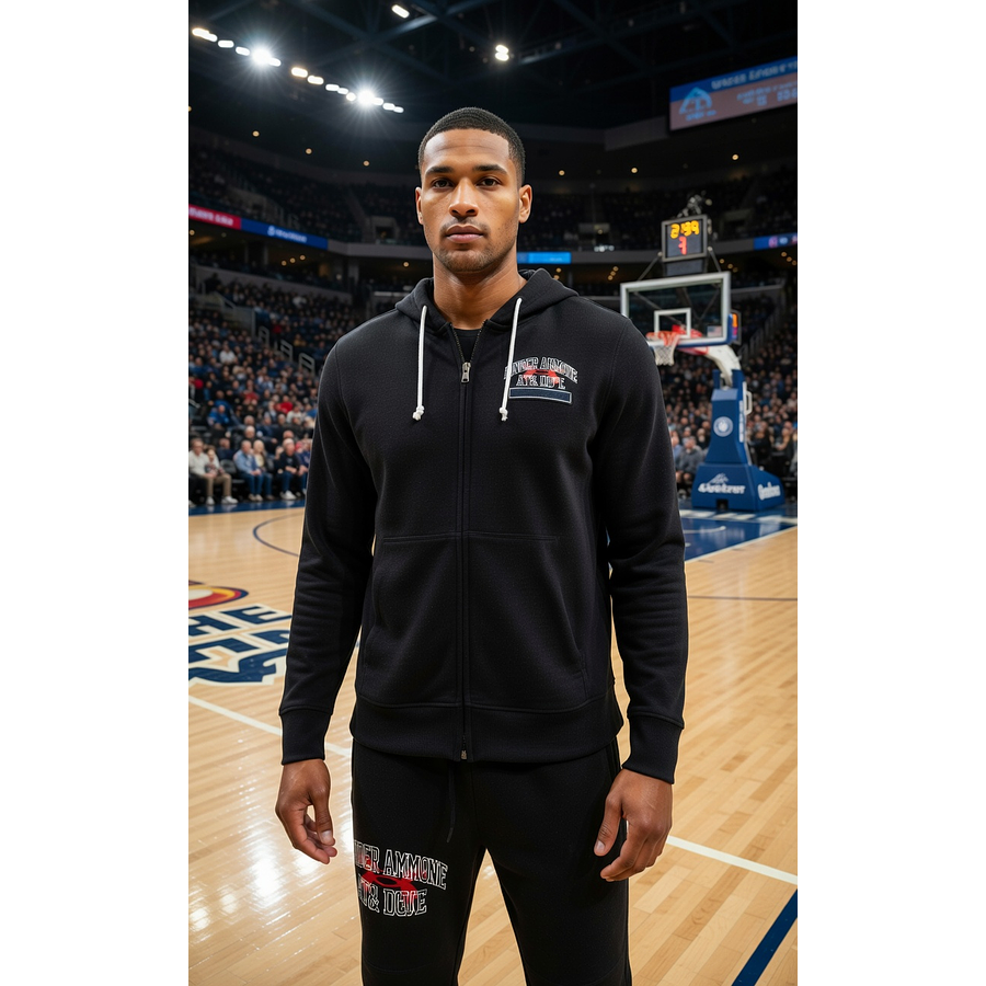 Polerón Under Armour Hombre Rival Terry Full Zip Deportiva Liviana de Uso Diario 1370355-001