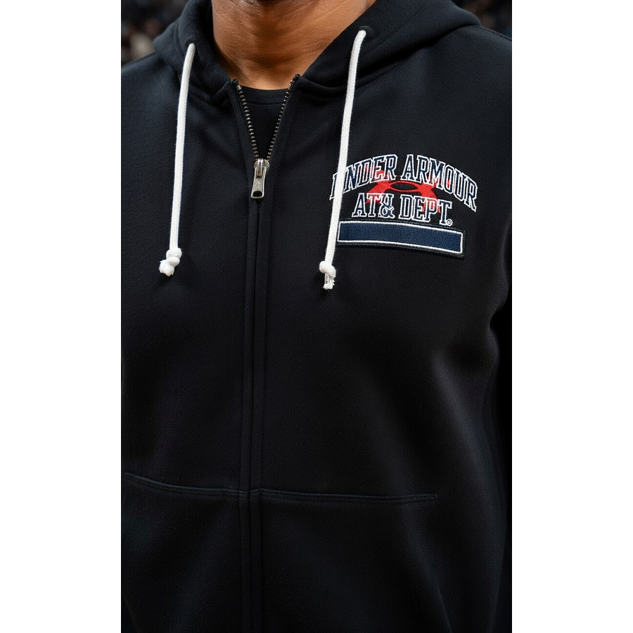 Polerón Under Armour Hombre Rival Terry Full Zip Deportiva Liviana de Uso Diario 1370355-001