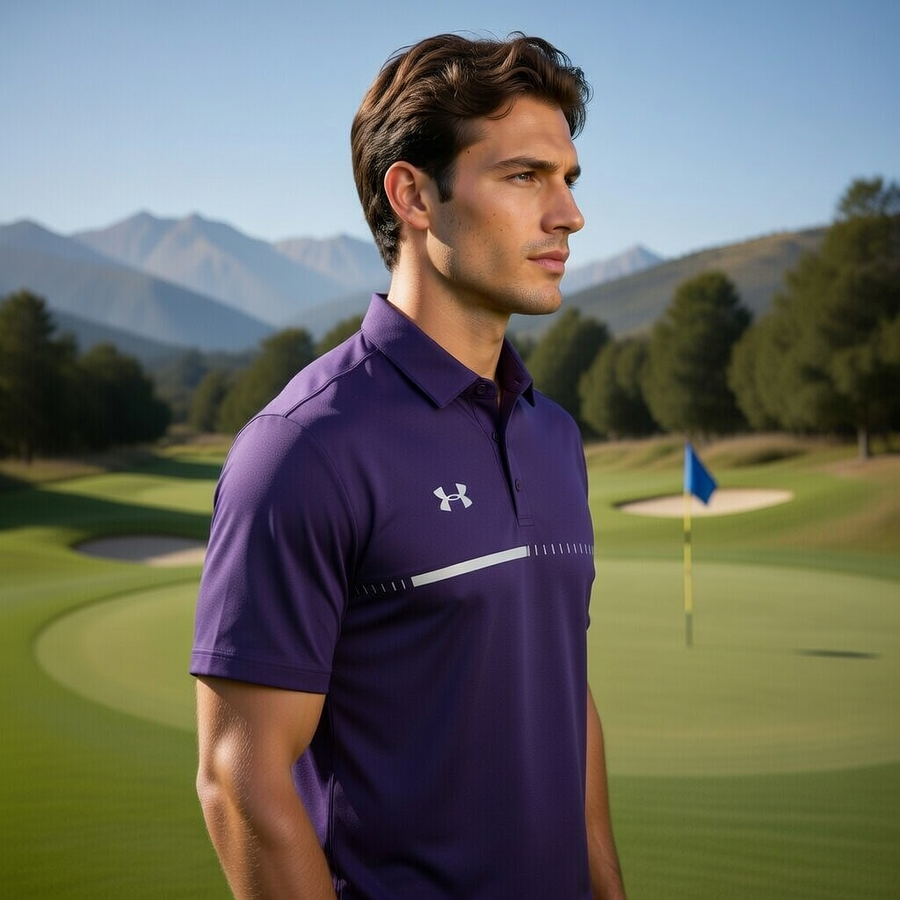 Polera Polo Golf Under Armour Title Hombre – Camiseta Técnica Ligera y Transpirable
