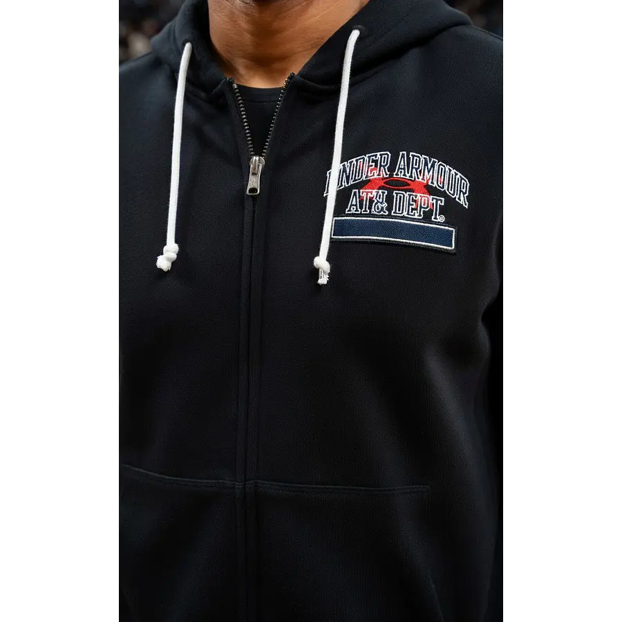 Polerón Under Armour Hombre Rival Terry Full Zip Deportiva Liviana de Uso Diario 1370355-001