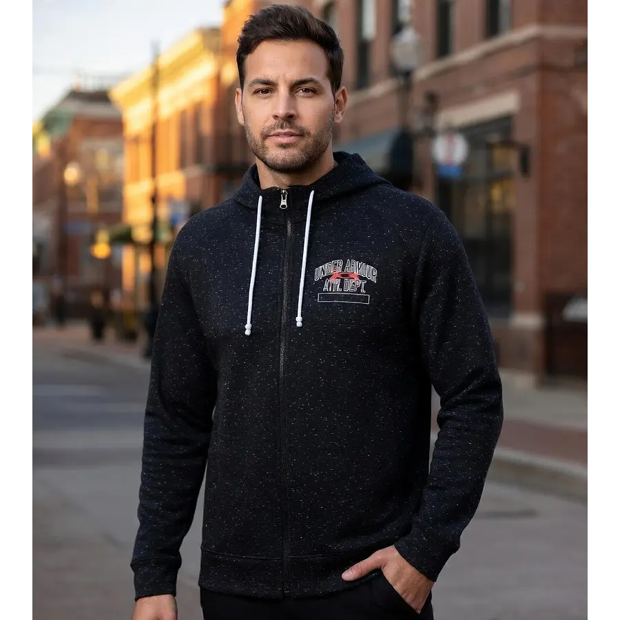 Polerón Under Armour Hombre Rival Terry Full Zip Deportiva Liviana de Uso Diario 1370355-001