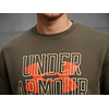 Polerón Under Armour Rival Terry Crew Hombre Verde 1370391-361 – Sweatshirt Liviano de Uso Diario