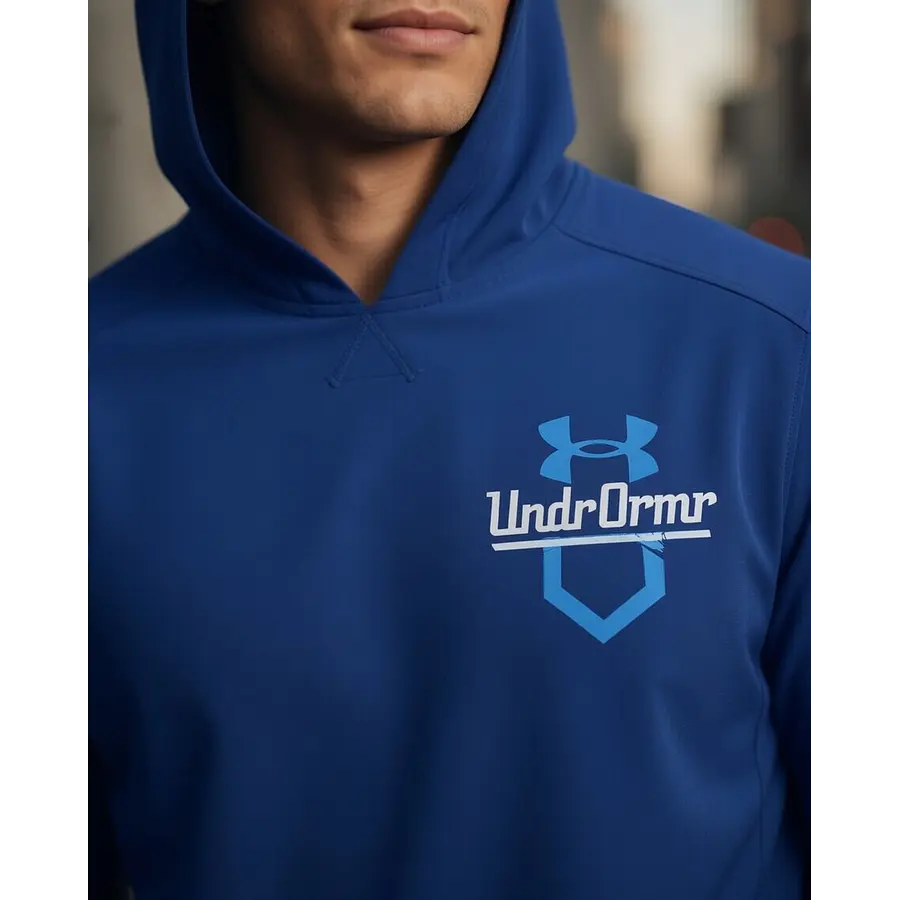 Polerón Under Armour Cage Hombre con Capucha Capa Liviana Elástica para Entrenamiento 1374376-400